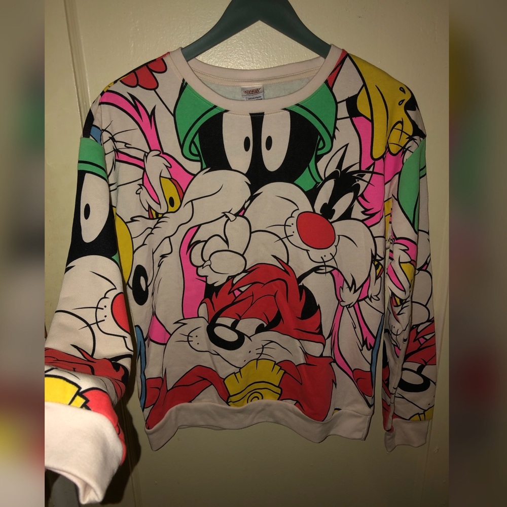 Looney Tunes graphic sweater.